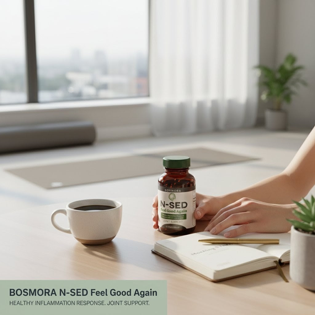 N-SED by Bosmora - Promotes Healthy Inflammation Response,  One 90 count bottle